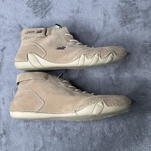 LDECK Shoes Womens Size 7.5 High Top Barefoot Walking Sneakers‎ Orthopedic Suede - Picture 6 of 14